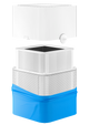 Filteraufbau für Ersatzfilter Blueair